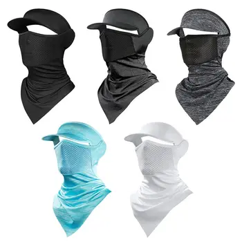 Защита шеи Велосипедная балаклава На голову, для лица, для шеи, Гетры, Повязка на голову, Шарф, Шелковая солнцезащитная маска, Шарф для лица