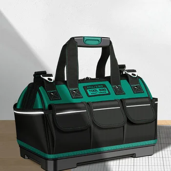 Новая Многофункциональная сумка для инструментов, водонепроницаемая и прочная сумка для электрика, Утолщенная сумка для столярных инструментов, большая сумка для хранения технического обслуживания