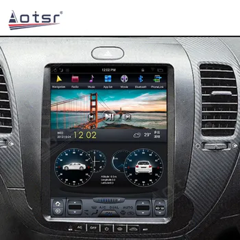 Tesla Большой экран для Kia Cerato K3 Forte 2013-2017 DVD-видеоплеер Автомобильный радиомагнитофон Мультимедиа GPS Навигация Стерео DSP