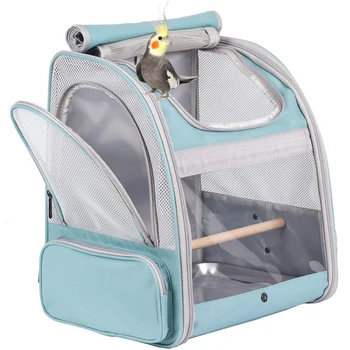 Рюкзак-переноска Bird с подставкой, рюкзак Bird Travel для пеших прогулок, одобренный авиакомпанией Зеленый рюкзак Bird