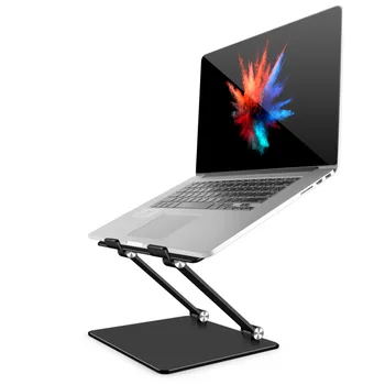 Регулируемая подставка для ноутбука из алюминиевого сплава, Складная Переносная для ноутбука MacBook, Компьютерный кронштейн, Подъемный охлаждающий держатель, нескользящая