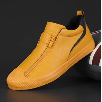 2023 Новые осенние мужские модные кроссовки, мужская обувь на мягкой кожаной подошве, Размер 38-44