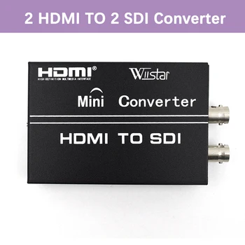 Wistar 3G HDMI-SDI Конвертер SDI Адаптер Аудио HD-SDI/3G-SDI Адаптер 2 В 2 Выхода 1080P Конвертер для монитора HDTV