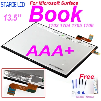 AAA + Starde Оригинальный ЖК-дисплей Для Microsoft Surface Book1 Книга 1 1703 1704 1705 1706 ЖК-дисплей с Сенсорным экраном и Цифровым Преобразователем В Сборе