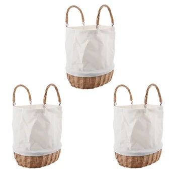 Сумка из 3 предметов, водонепроницаемая женская сумка-клатч из ротанга, летняя пляжная плетеная сумка для женщин, женская сумка-тоут