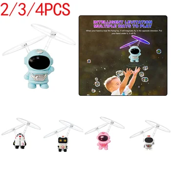 Новинка, милые игрушки-летающие роботы с USB зарядкой и светодиодной подсветкой, детские игрушки-роботы для мальчиков и девочек, подарочные игрушки для подростков