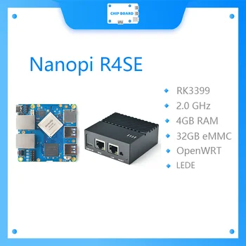 NanoPi R4SE: 4 ГБ оперативной памяти - 32G eMMC - С уникальным MAC-адресом