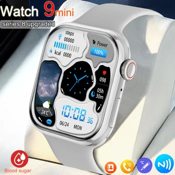 Новые МИНИ Смарт-Часы Женские Часы 9 NFC Смарт-Часы Мужские BT Call Водонепроницаемая Беспроводная Зарядка 1,75 ”Экран Для Apple Watch 9 Mini