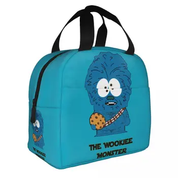 The Wookiee Monster Изолированная сумка для ланча, термоконтейнер для ланча, Cookie Monster, мультфильм 