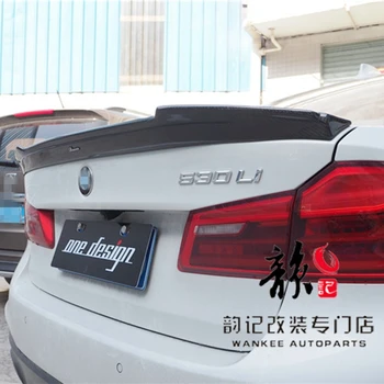 Для BMW 5 Серии G30 Спойлер 530i 540i Карбоновый Задний Спойлер Багажника Крылья FD Style 2017 - UP