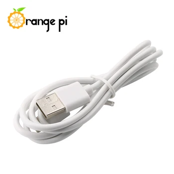 Оранжевый Pi USB turn Type-C 2.0 Кабель питания 120 мм, провод белого цвета, подходит для плат Orange Pi 4 / 4B