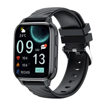 Модные Умные Часы FW12 Bluetooth Call Watch 1,85 Дюймов Высокой Четкости с Большим Сенсорным экраном для мониторинга здоровья Мужчин и Женщин Новые