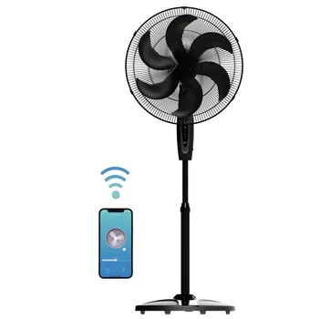 Вентилятор Smart WiFi на подставке черного цвета