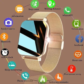 Смарт-часы с пульсом и монитором активности тела, подходящие для мужчин и женщин, Bluetooth, вызов, мобильный телефон Android smart