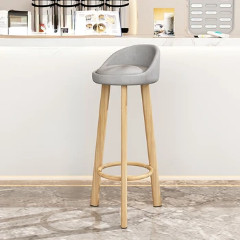 Металлический поворотный барный стул в европейском стиле, высокий табурет для приема гостей, дизайнерская мебель для гостиной, кухонные столы Altos