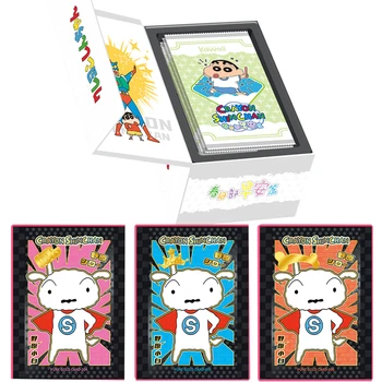 2023 Новая коллекция Аниме Crayon Shin Chan Cards Booster Game Box, Окружающая Карты STR VPRS SSP, Игрушка для детей, Рождественский подарок